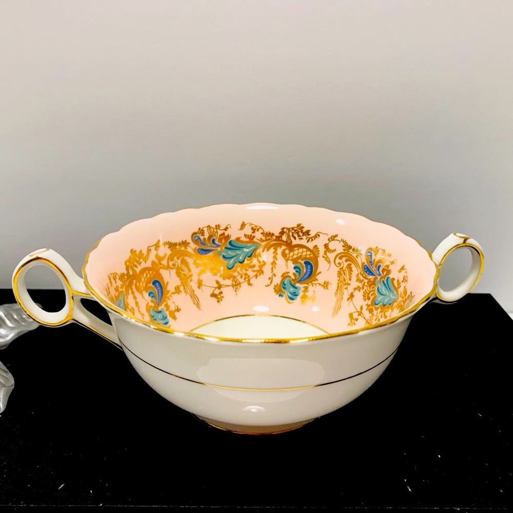 Vintage Royal Cauldon Gainsborough Bone China England Cream Cup 5”